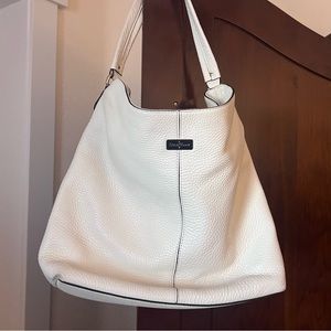 Cole Haan, Women’s Cream Leather Shoulder Bag
